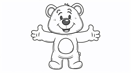 Cuddly The teddy bear had a cuddly appearance