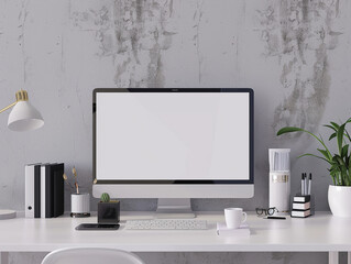 Fototapeta premium Mockup templates provide a convenient way for creators to visualize how their designs will look in the real world.