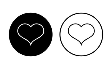 Love icon set. Heart icon vector. Like icon vector.