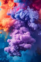 Form fluid shapes in a burst of vibrant colors