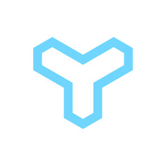 Obraz premium Monogram Y. Design vector Y logo. Monogram initial letter mark Y logo design. Monogram design vector logo. Monogram initial letter mark Y logo design. Simple Y monogram. Monogram Y design logo