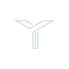 Monogram Y. Design vector Y logo. Monogram initial letter mark Y logo design. Monogram design vector logo. Monogram initial letter mark Y logo design. Simple Y monogram. Monogram Y design logo