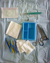 procedural skin excision tray instruments, Australian general practice, GP doctor clinic, surgery...