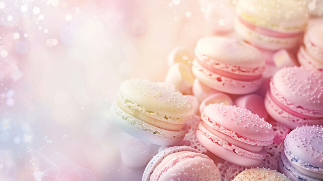 Pastel macaroons wallpaper