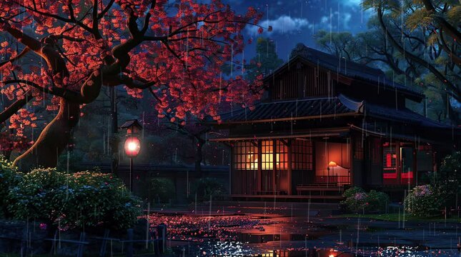 newrice sakura tree house