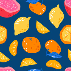 Citrus Creativity. Seamless Patterns for Cheerful Designs