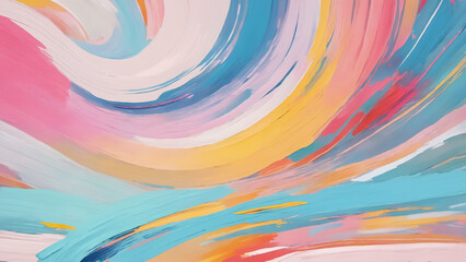 Beautiful Abtract painting strokes background, painting brush mixed color, abstract art background...