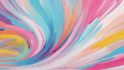 Fototapeta premium Beautiful Abtract painting strokes background, painting brush mixed color, abstract art background pastel color