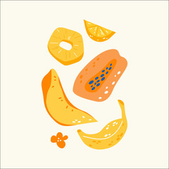 Enchanting Fruit Prints. Unique Art Collection