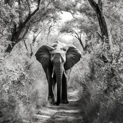 African Bush Elephant Majesty: Majestic Images of the Iconic Giants