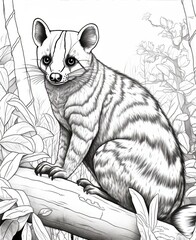 African Civet Chronicles: Intriguing Images of Nocturnal Mammals