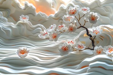 Tranquil Spaces Artful Handmade Paper Decor adorns Zen Environments. Elegance in Simplicity. Zen Rooms with Handcrafted Paper Accents