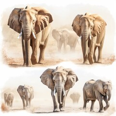 African Elephant Majesty: Magnificent Images of the Gentle Giants