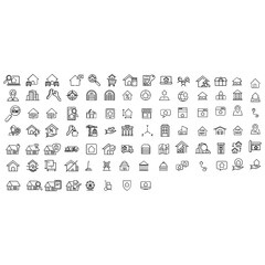 set of icons