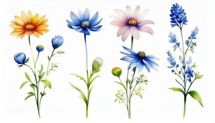 ブルー系の花