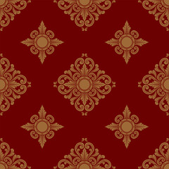 Balinese pattern, vintage vector , royal wallpaper 10