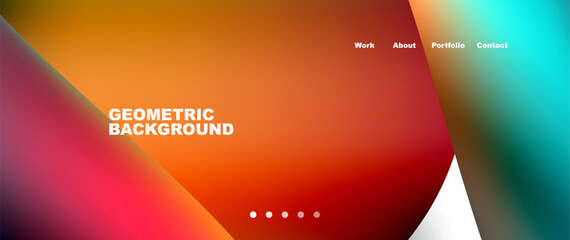 A geometric background featuring a liquid triangle in the middle, with tints of magenta and peach resembling grape juice. Perfect for automotive lighting or a refreshing drink font design