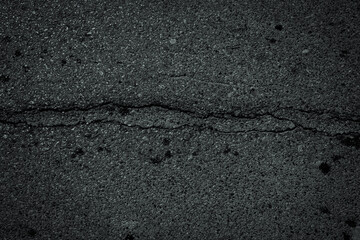 Black asphalt road texture background.