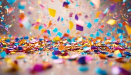 'Textfreiraum Konfetti confetti bunt Regen Hintergrund Rahmen party rain colourful frame background carnival white blank paper release free note birthday celebration celebrate tight f'