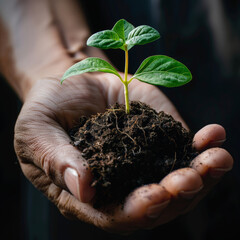 New Life in Hand: Growing Plant and Soil