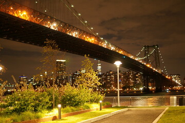bridge at night