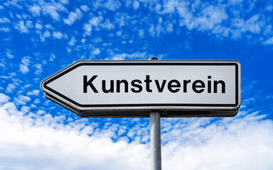 Obraz premium Kunstverein Wegweiser