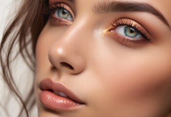 A Portrait Of Breathtakingly Gorgeous, Exotic, Beautiful Woman.
