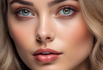 A Portrait Of Breathtakingly Gorgeous, Exotic, Beautiful Woman.
