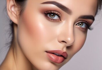 Fototapeta premium A Portrait Of Breathtakingly Gorgeous, Exotic, Beautiful Woman. 