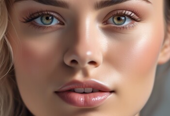 A Portrait Of Breathtakingly Gorgeous, Exotic, Beautiful Woman.

