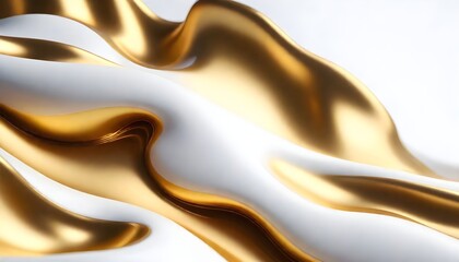Gold 3d liquid paint background  