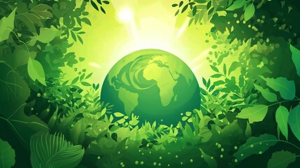 Earth Green Eco Background