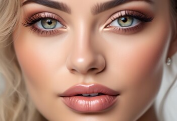 A Portrait Of Breathtakingly Gorgeous, Exotic, Beautiful Woman.
