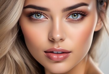 A Portrait Of Breathtakingly Gorgeous, Exotic, Beautiful Woman.

