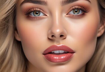 A Portrait Of Breathtakingly Gorgeous, Exotic, Beautiful Woman.
