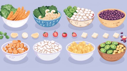 An infographic explaining the concept of a complete protein and listing the best plantbased sources for each amino acid..