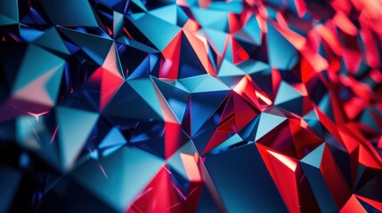 A vibrant profile picture background featuring various geometric forms in vivid colors creates a dynamic and eye-catching visual appeal - obrazy, fototapety, plakaty