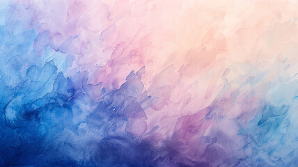 Fototapeta na wymiar Delicate strokes of watercolor paint forming an abstract backdrop, with gentle gradients and subtle textures creating an ethereal atmosphere