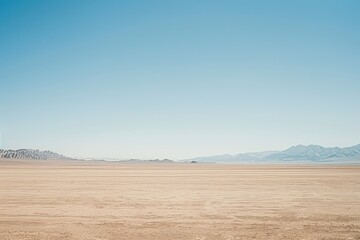 Vast Expanse of Desert Surrounding Area 51, With No Signs of Human Habitation For Miles Around, Creating an Atmosphere of Isolation And Secrecy, Generative AI
