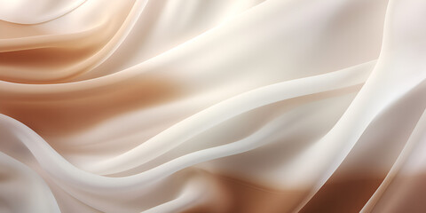 Smooth silk fabric cloth texture background with abstract soft waves Elegant background
