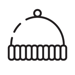 Hat Warm Winter Line Icon