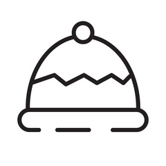 Hat Warm Winter Line Icon