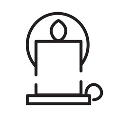 Holiday Winter Xmas Line Icon