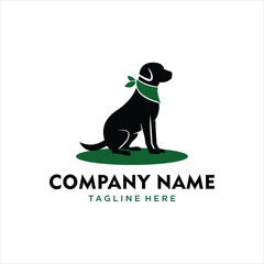 creative Simple Dog Silhouette Logo, design inspiration, vector