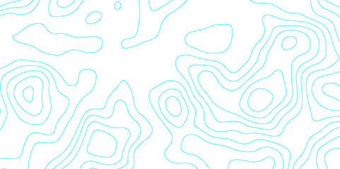 Abstract white background with waves. The black line on white contours vector topography stylized height of the lines map. Line map with seamless ornament design.