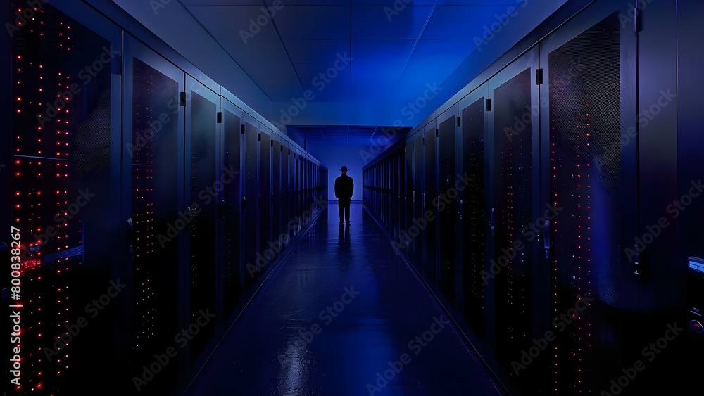 Poster explore cybersecuritys importance in cloud computing for enhanced data protection . concept cloud se