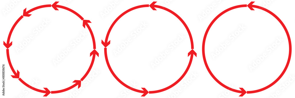 Poster clockwise or anticlockwise high quality loop icon. vector illustration of two round arrows symbol is