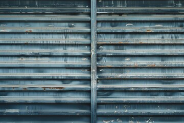 Close up texture background of metal garage door