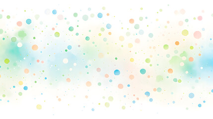 Digital retro watercolor dots abstract graphic poster background