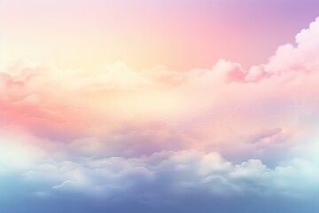 Pink and blue sky filled with clouds